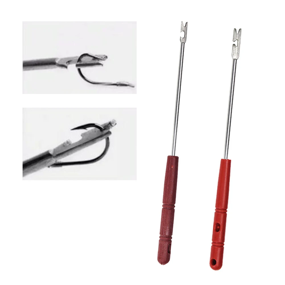 

1pc 13.5/14cm Fishing Hook Remover Stainless Steel Fishing Tackle Safety Extractor Hook Bait Line Decoupler Hooks Remover Tool