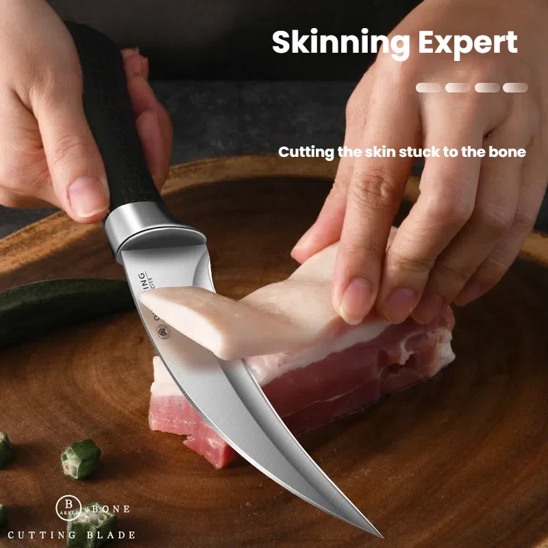 عالية الجودة الفولاذ المقاوم للصدأ قطعة العاج سكين مع مجموعة سكاكين شارب الساطور تقطيع سكّين متعدّد الاستخدامات أدوات الطبخ Cuchillos Para Carnes