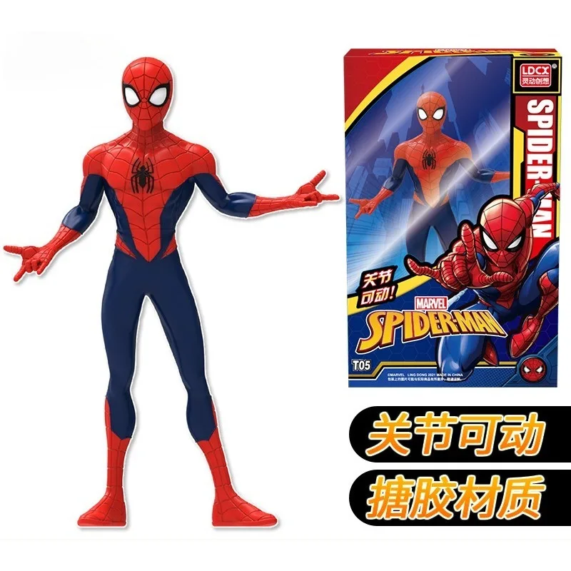 Los vengadores de Marvel Transformable Iron Man Robot juguete niños regalo Spider-Man Capitán América Hulk