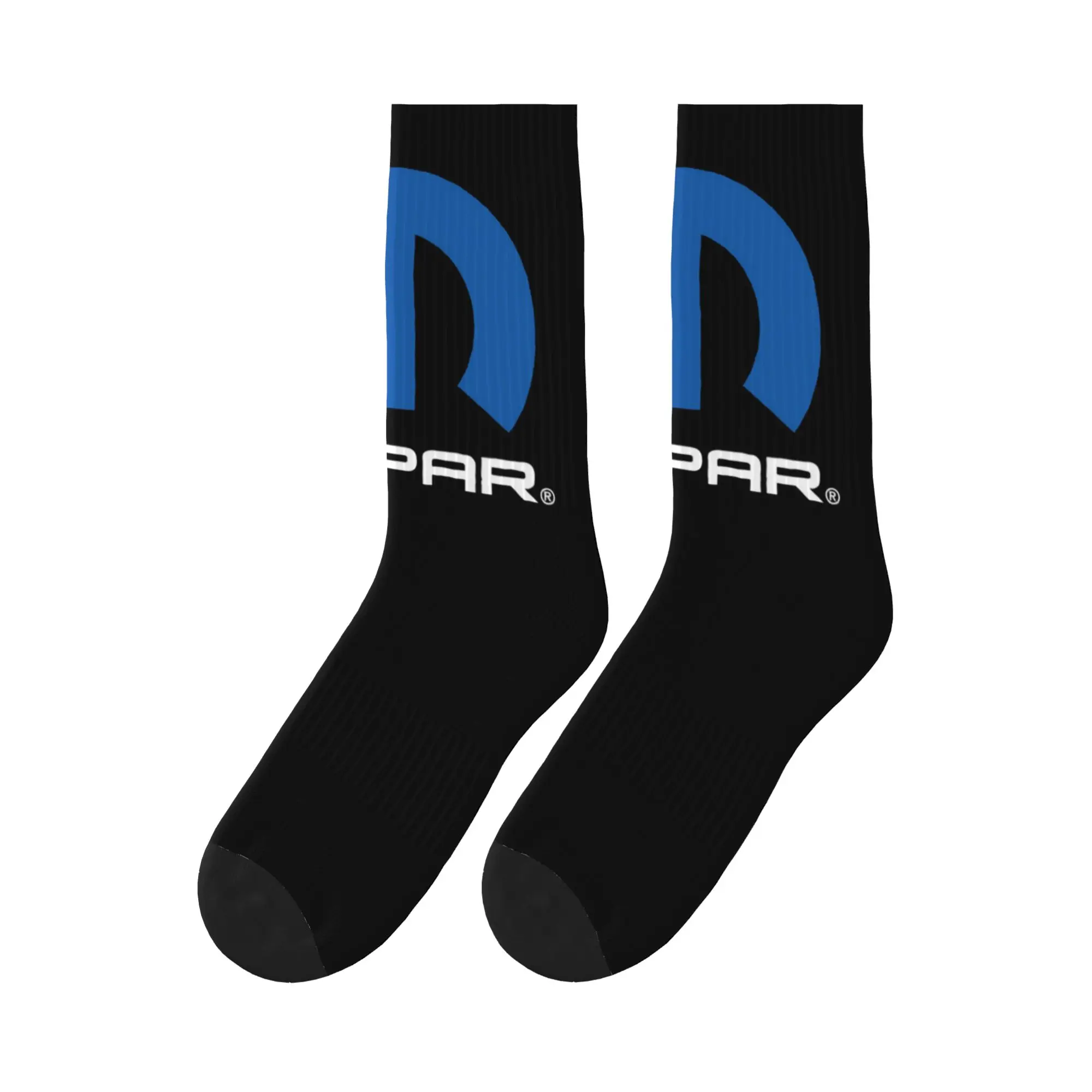 

Mopar Black Logo American Trucker Sports Socks High Quality Stockings All Season Long Socks for Unisex Gifts