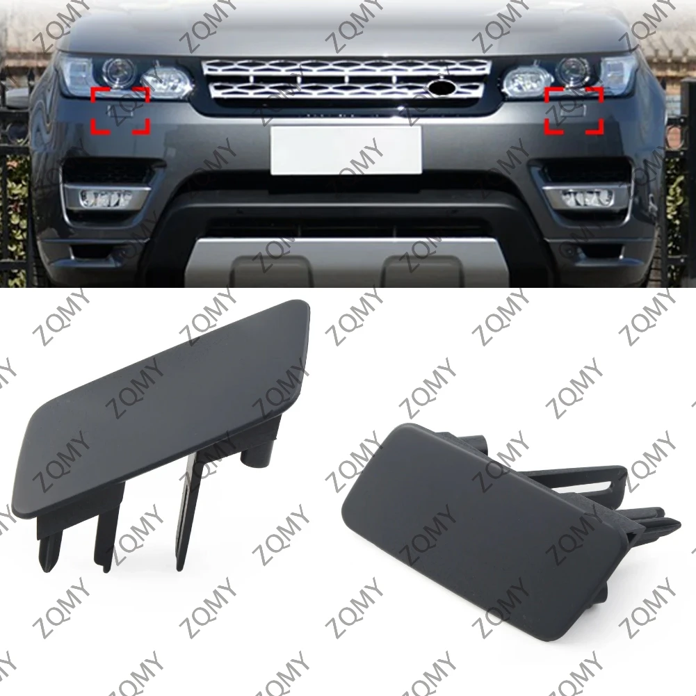 1Pcs Car Front Bumper Headlamp Washer Cover Cap For Range Rover Sport L494 2014 2015 2016 2017 LR045044/LR045045