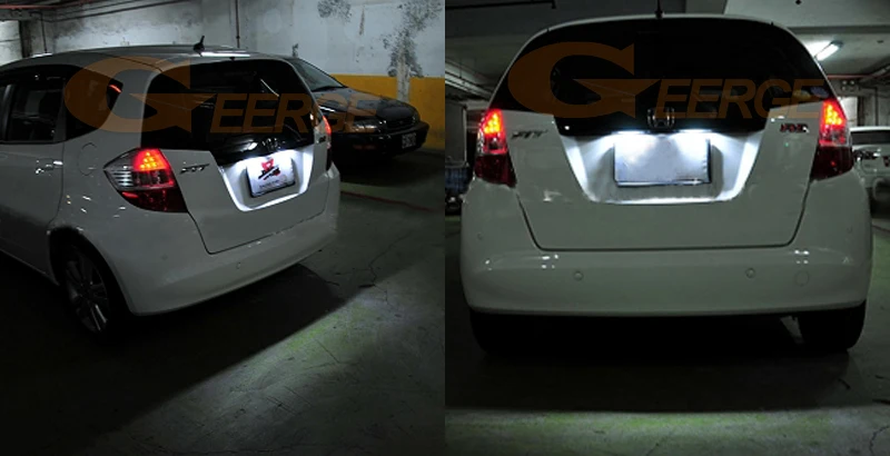 For Honda Fit CR-V CRV JAZZ Insight Crosstour Odyssey Ultra Bright Smd Led License Plate Lamp Light No OBC Error Car Accessories