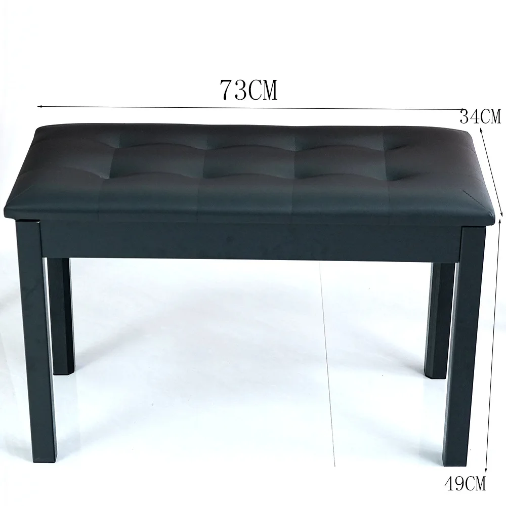 Single and double with bookcase thickened board piano stool, piano room chair piano stool accessories