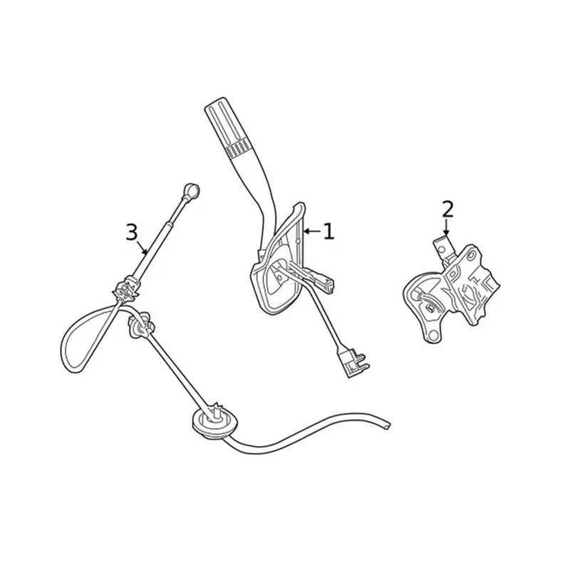 CC3P7E395AA DC3Z7E395A 905667 Auto Transmission Trans Gear Shifter Cable For Ford F250 F350 F450 F550 2011-2016