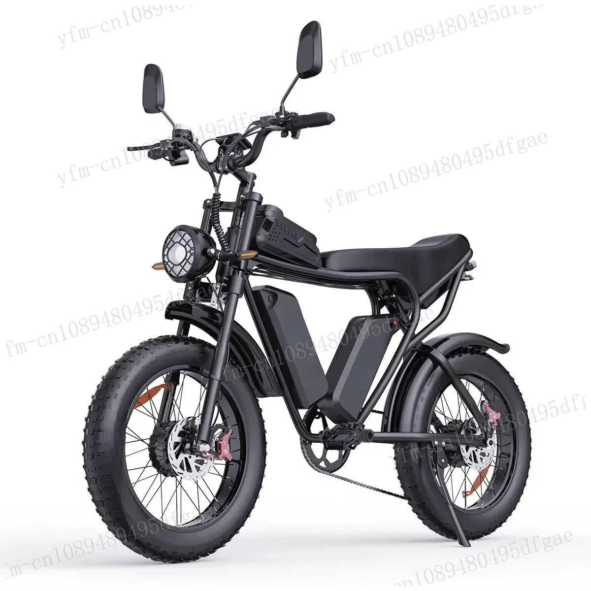 2000W Dual Motor 40AH Dual Battery Top Speed 60KM/H 20*4Fat Tire Electric Bike Mountain Electric Bicycle