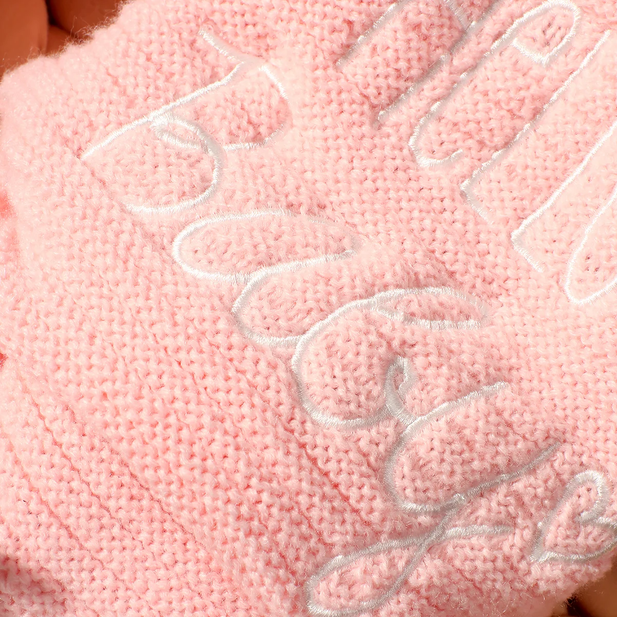 Ylsteed Hello Baby Newborn Photography Romper and Pom Hat Set Knitted Newborn Girl Outfits for Photo Shooting Infant Photo Props