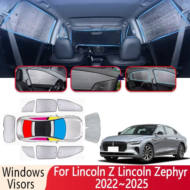 

Sun Shade For Lincoln Z Lincoln Zephyr 2022~2025 2023 2024 Windshield Sunshade Heat Insulation Auto Parts Sun Visor Accessories