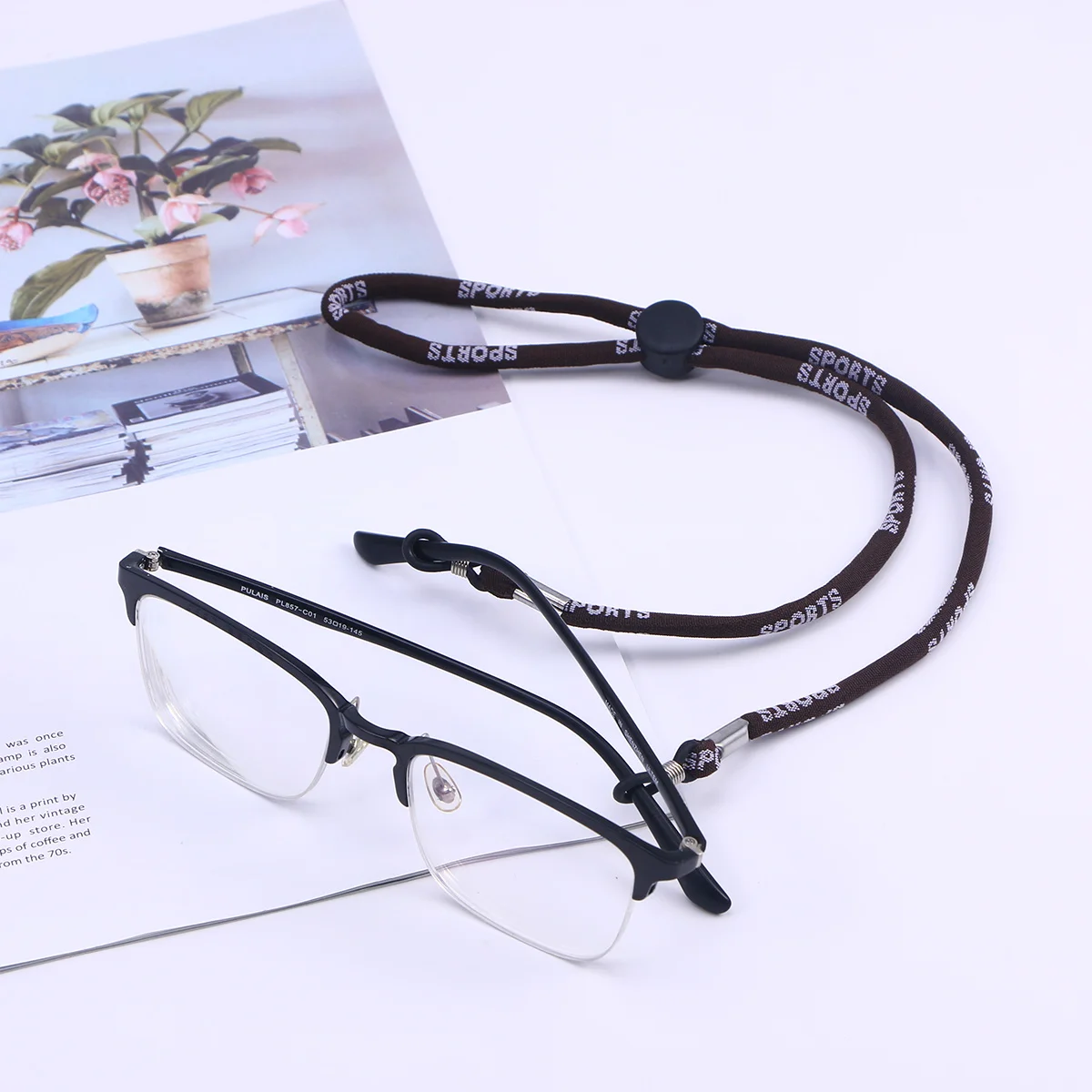 

4pcs Eyeglass Strap Adjustable Anti-Lost Belt For Sports Glasses Swimming Goggles Lightweight Bungee Lanyard For Kids Racing