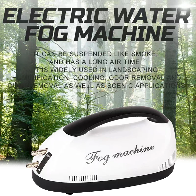 24V 60W 0.2L/min  Fog Machine +10M Hose + 6 nozzles and Holders for Garden Farm Irrigation Cooling Fog Mist Water Cooling System