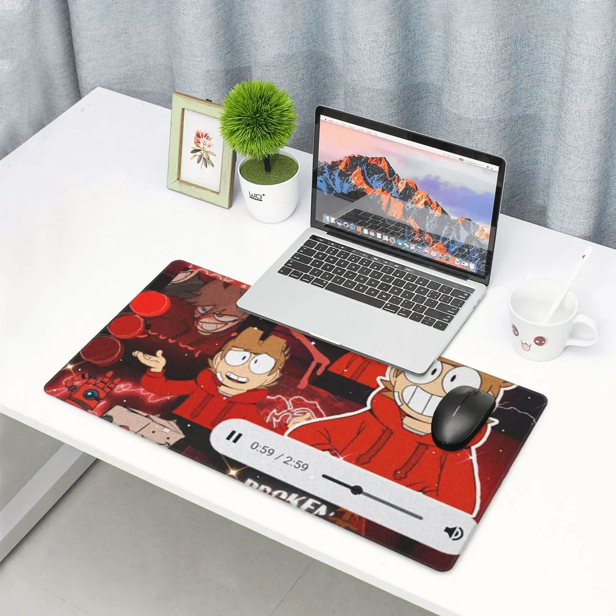 

Большой коврик для мыши Eddsworld, коврик для геймеров, для ПК и ноутбуков, коврик для клавиатуры, компьютерный игровой коврик, офисные аксессуары, настольный коврик