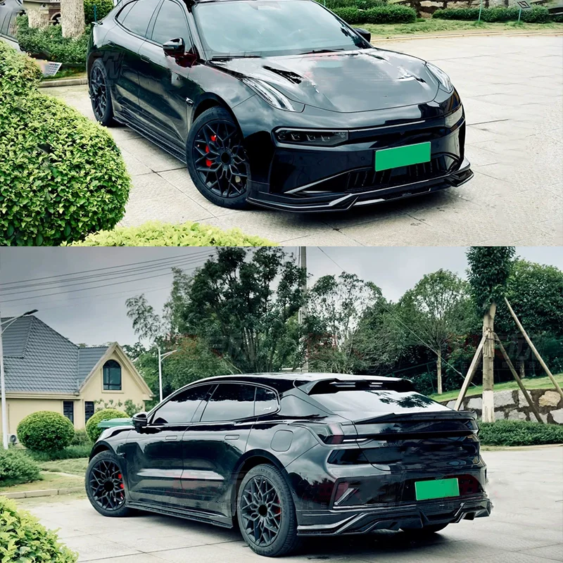 Front lip rear Lip Side Skirt for ZEEKR 001 21-25 modified ABS Front shovel Surround body kit Car Accessories