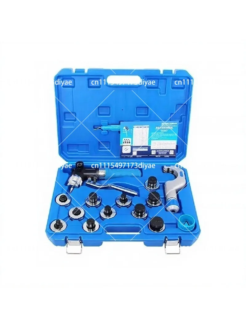 Hydraulic Tube Expander Kit 10-42mm Copper Pipe Flaring Tool Refrigeration HVAC Set