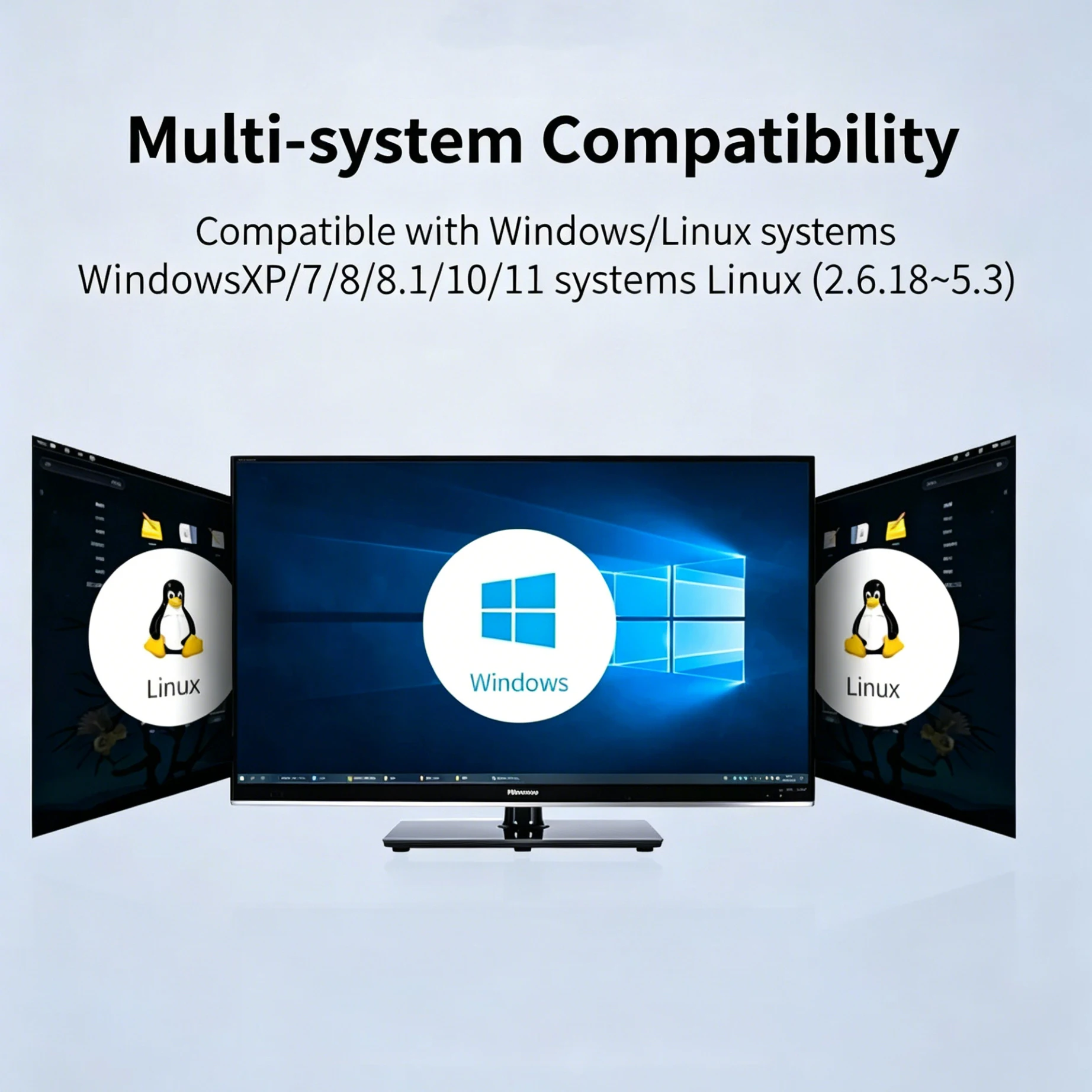 Kebidumei 600Mbps USB Wifi Adapter AC600 Dual Band 2.4GHz 5GHz Karta Sieciowa WiFi Odbiornik WiFi 802.11b/n/g/ac do Komputera z Chipami 8811 — zdjęcie produktu 5