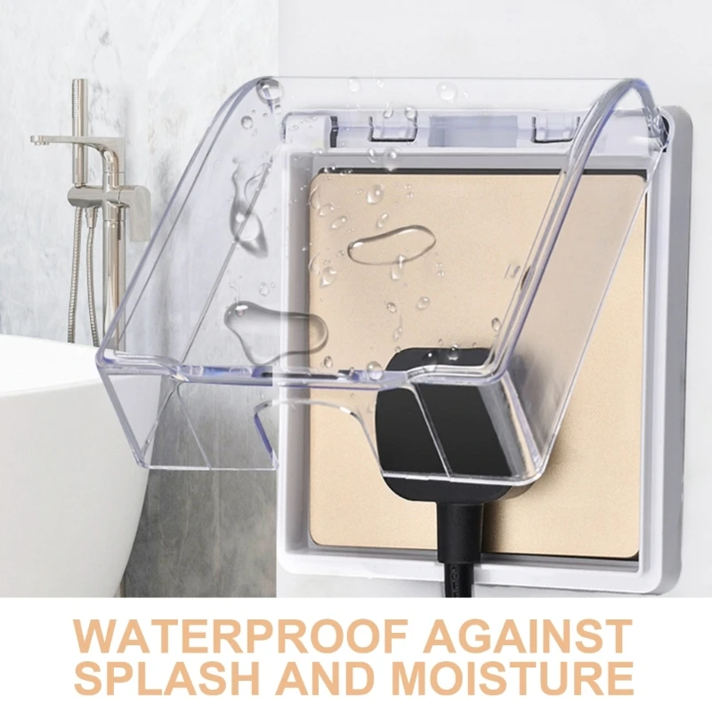 

New Office and Hotel Use 86 Type Outlet Cover, Self Adhesive Protections Against Spills