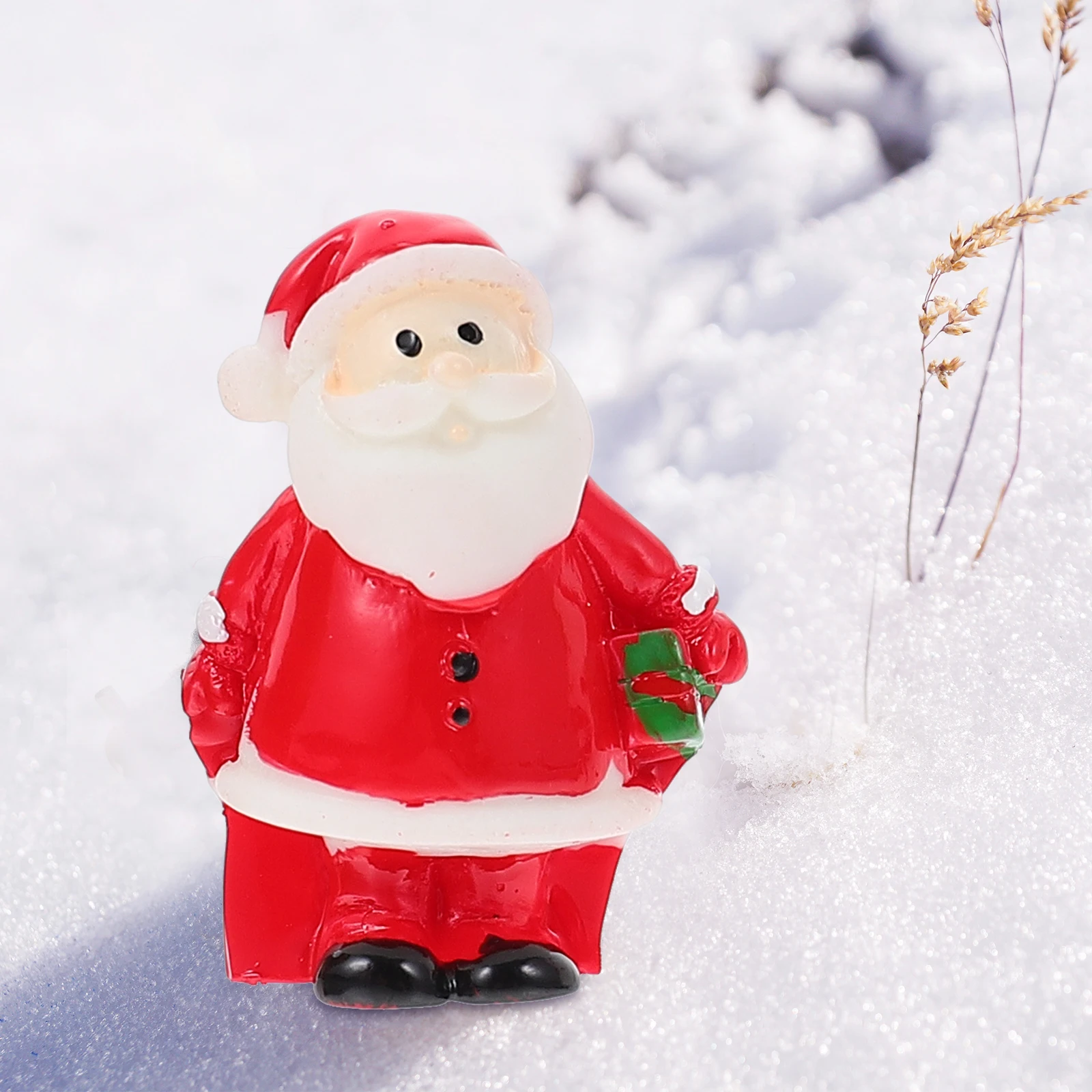 

5 Pcs Resin Christmas Micro L Adornment Office nament Christmas Decoration Table Home Holiday Props Decor