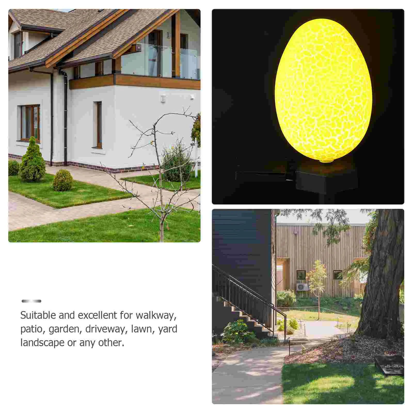 Ostern Solar Lichter Rissige Outdoor Hof Dekoration Wasserdicht Automatische Nacht Sensor Einfache Installation Landschaft