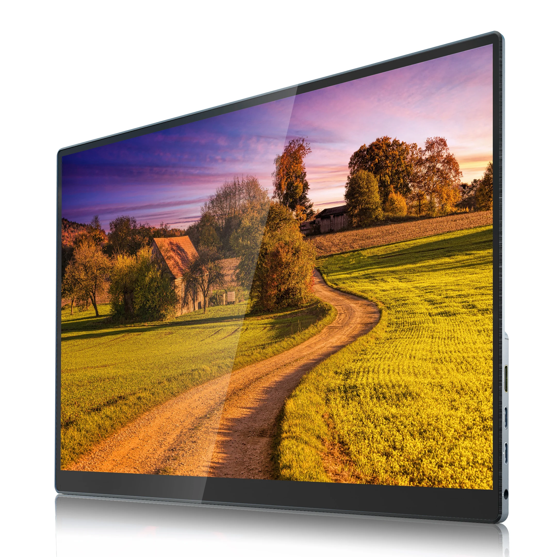 

SIBOLAN 15.6 Inch IPS Touch Screen HDR 1080P HD Portable Monitor For Laptop Pc