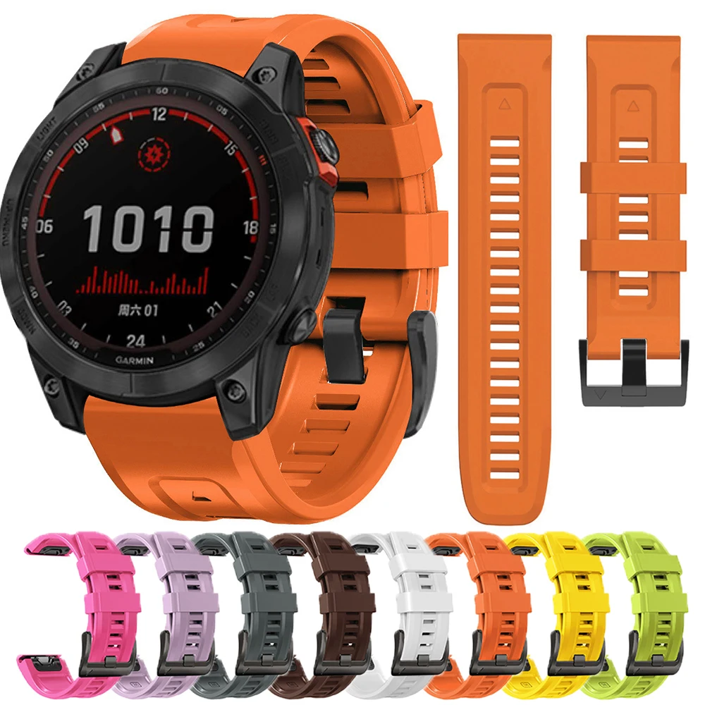 22MM 26MM Silikonarmband für Garmin Fenix 9 Pro 8 7 7X 6X 6 Pro 5 5X Plus Epix Gen2 Forerunner945 Armband QuickFit Uhrenarmband