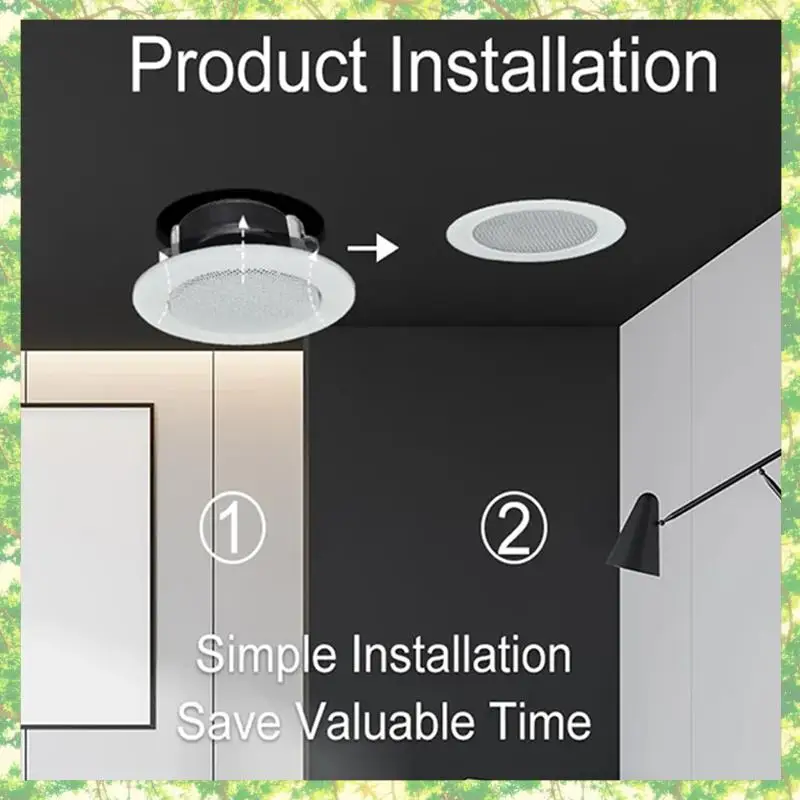 مكبر صوت صغير ذكي مقاومة ثابتة 3 بوصة مكبر صوت سقف 3 بوصة مكبر صوت سقف صغير