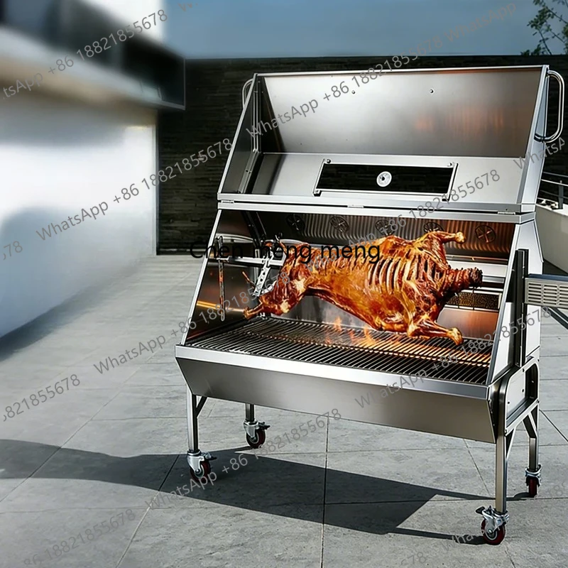 

Outdoor Charcoal Grill Garden Grill Mobile American Barbecue Carbon Grill Household Commercial