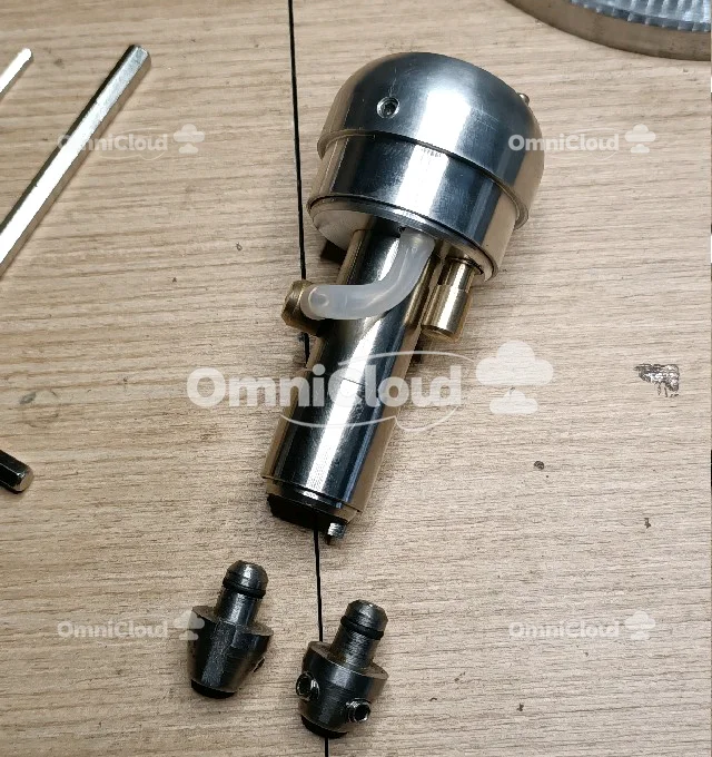 

Pneumatic Push Knife, Metal Engraving, Engraved Handle, Standard Head Changeable Hand Control, Engraved Gold Handle