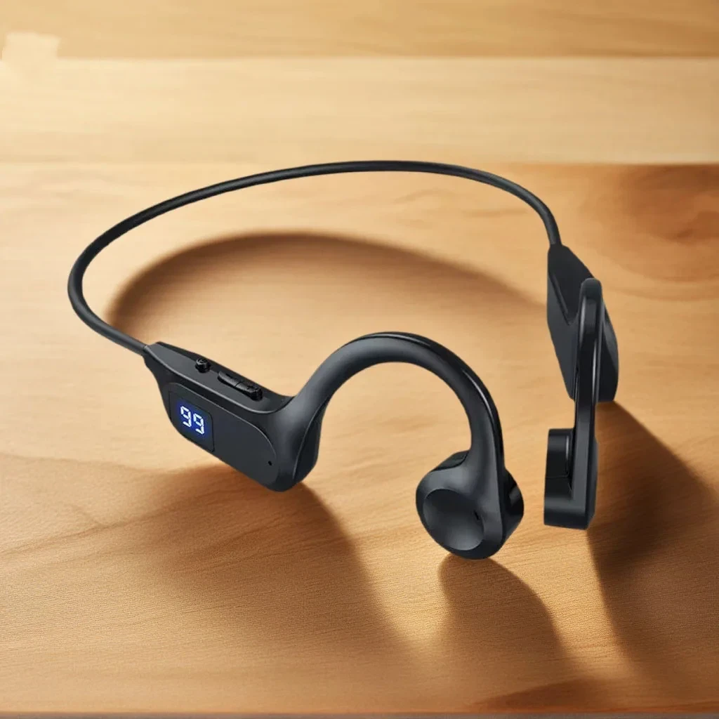 Bone Conduction Sport Headphone Wireless Earphone Bluetooth-Compatible Headset Hands-free with Mic for Xiaomi Running Earbuds — product photo 1 of 1
