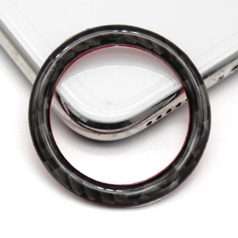 لسيارات BMW 3 series E90 E92 E93 E89 Z4 M الرياضة سيارة التصميم الداخلي محرك بدء إيقاف زر مفتاح إشعال حلقة ألياف الكربون تقليم