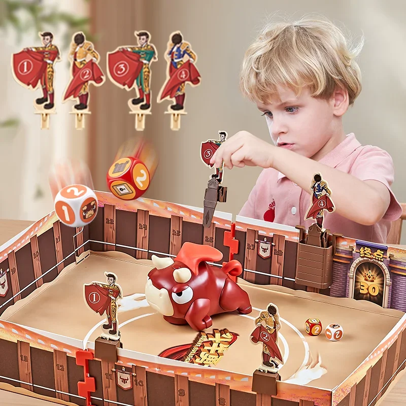 Bullfighting Warrior Board Games Toys Puzzle Levels Card Board Game Family Funny Entertainment Casual Logical Thinking Toy Gift