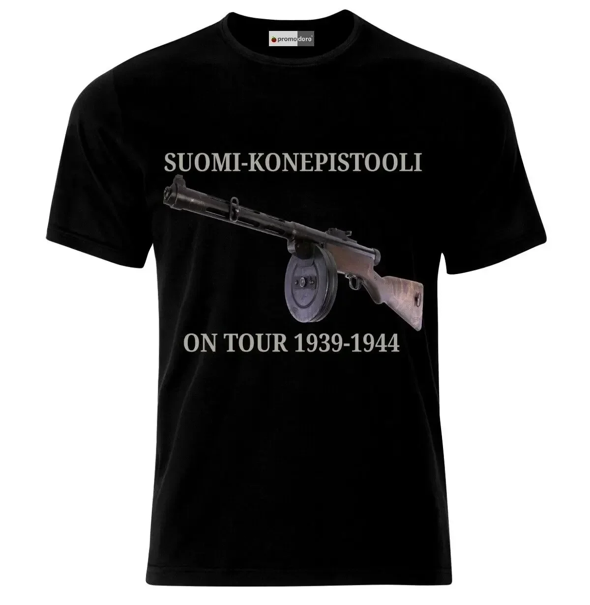 

Finnish Suomi KP/-31 (Konepistooli) Submachine Gun T-Shirt 100% Cotton O-Neck Summer Short Sleeve Casual Mens T-shirt Size S-3XL