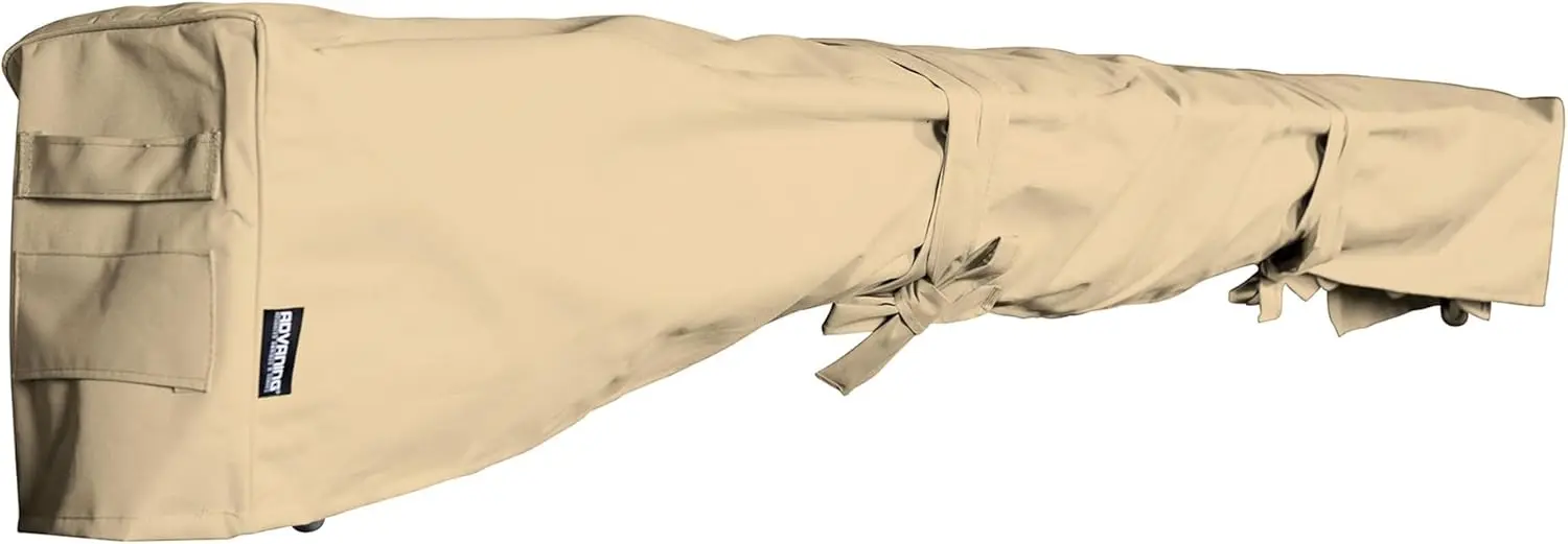 

Сверхмощный всепогодный защитный чехол для выдвижных навесов 16 футов, бежевая полиэфирная ткань с водонепроницаемым покрытием