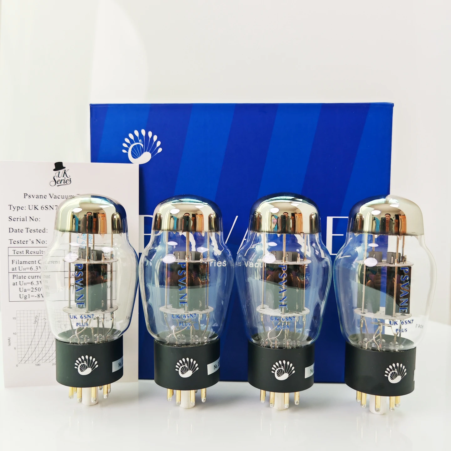PSVANE UK6SN7PLUS Vakuumröhren-Upgrade und Ersatz für 6SN7GT/6N8P/CV181/6SN7/CV181-TII Elektronenröhrenverstärker Neu – Detail 1