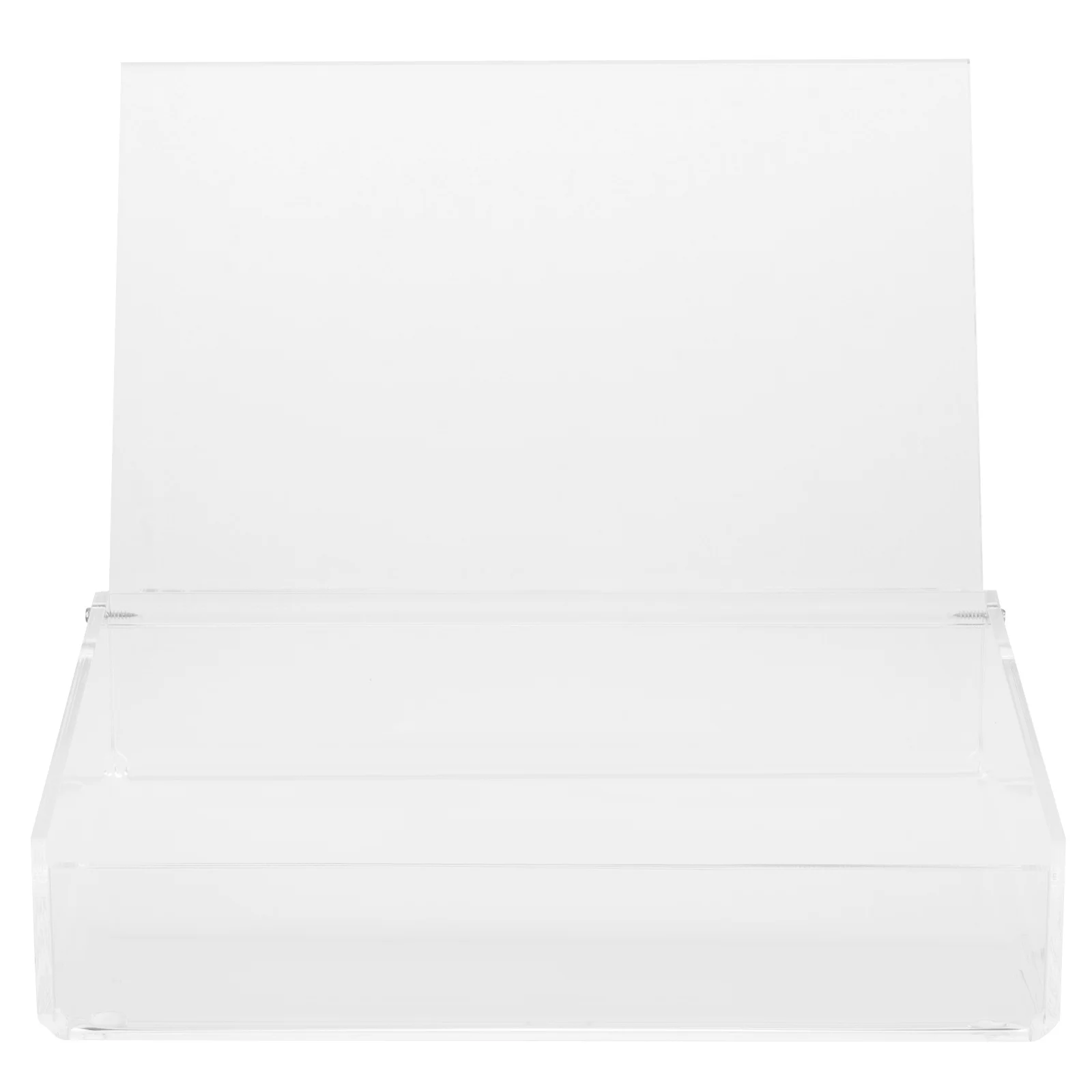 

Acrylic Storage Box Transparent Lightweight Desktop Organizer For Pencils Pens Office Supplies Art Materials Stationery