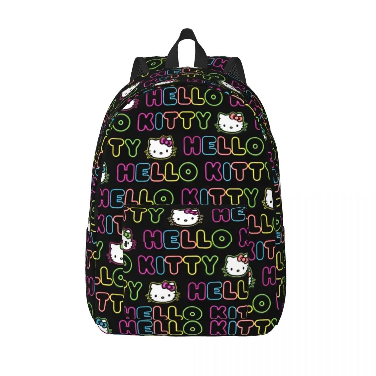 

Hello Kitty Pattern Cute Cartoon Casual Backpack Sports School Hiking Travel Sanrio Daypack Men Women Laptop Computer Canvas Bag