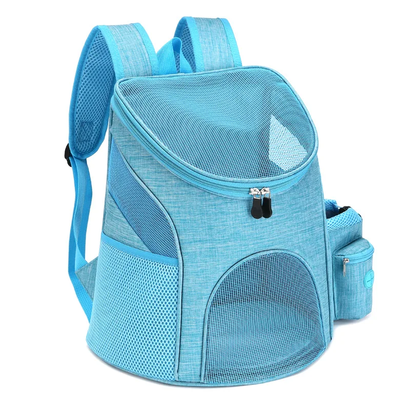 Mochila transpirable plegable para perros y gatos, doble correa - imagen 5