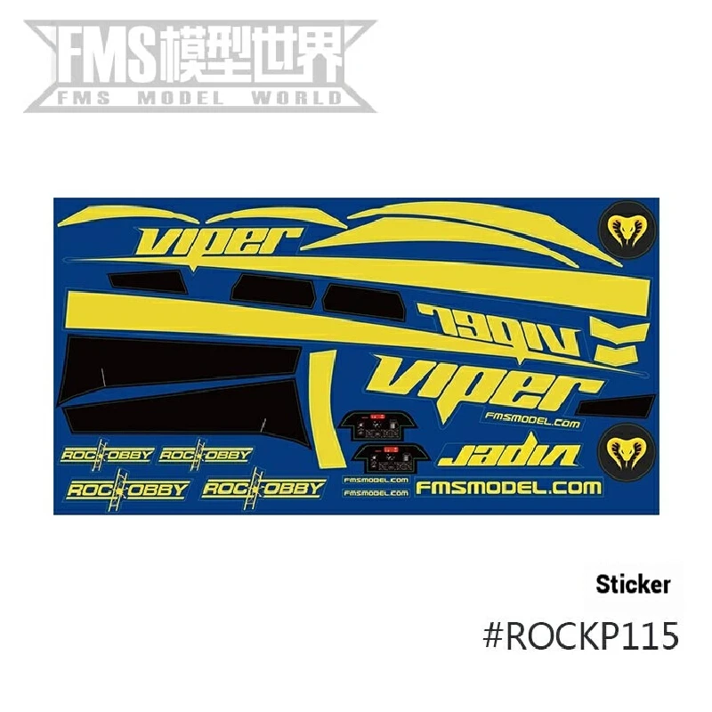 Fm S70 canal Viper modèle accessoires d'avion Fuselage ailes principales palettes couvercle de palette arbre moteur train d'atterrissage Etc.