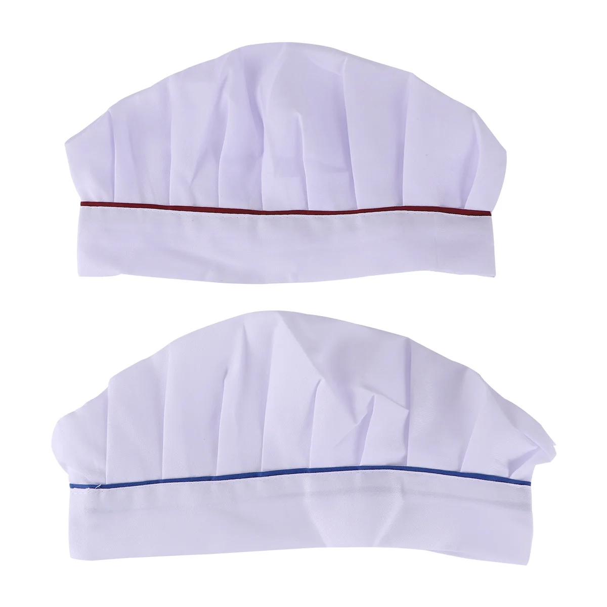 Cappello da cuoco anti-grasso da 2 pezzi in cotone poliestere a forma di fungo ad asciugatura rapida da cucina per ristorante, officina ospedaliera