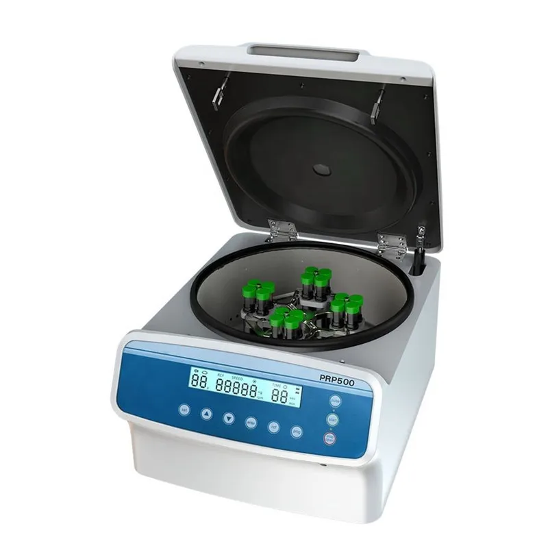 Imagem -02 - Low Velocidade Lab Tabletop Lcd Display Prp Centrifuge Machine Swing Rotor Uso Profissional em Salões de Beleza Prp500