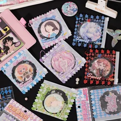 Ins New Cute Badge Protective Bag Anime Kpop Holder Bag Pendant Korean Stationery Student Gift