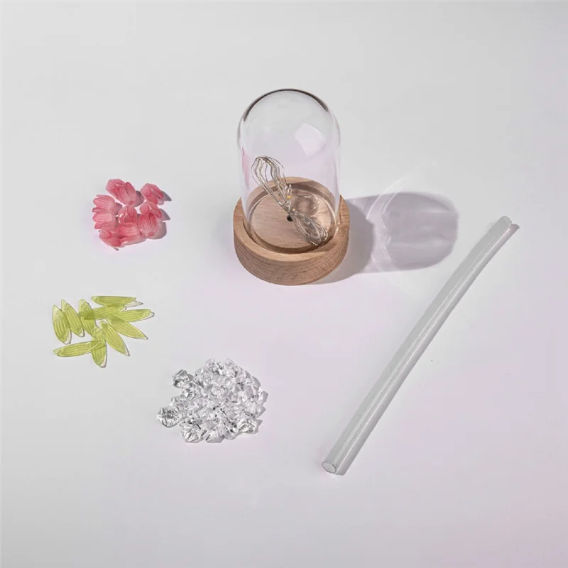 

A19F-Тюльпан ночник ручной работы DIY материал тюльпан девушка гостиная ночник настольный светильник романтическая окружающая лампа синий