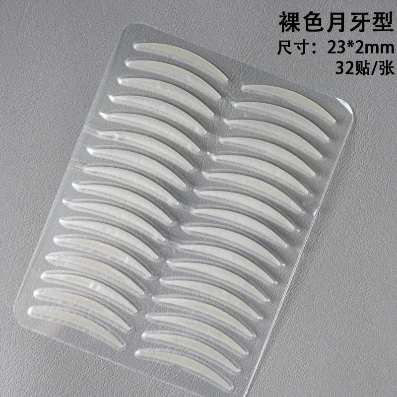 10 fogli di nastro invisibile per doppia palpebra in raso autoadesivo adesivi per palpebre trasparenti adesivi in fibra impermeabile per palpebra