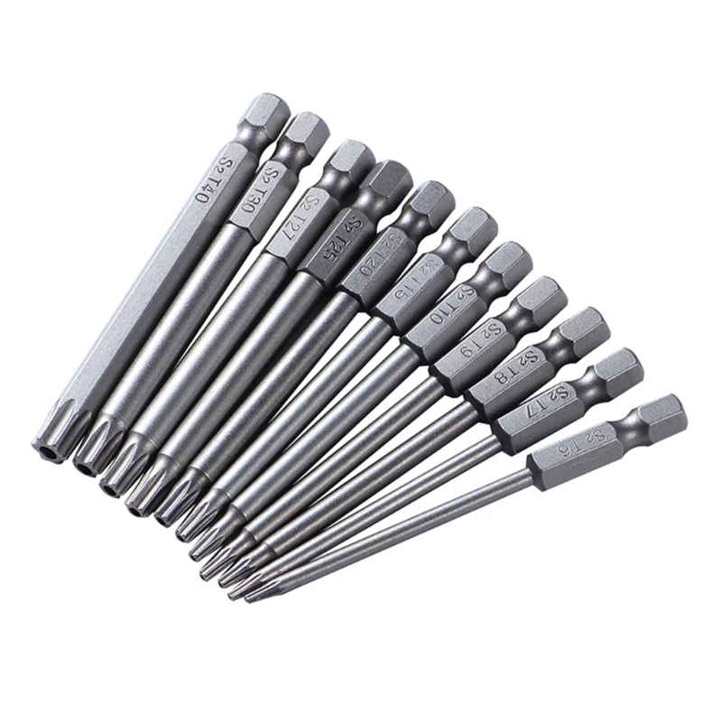 

11Pcs 1/4" Hagonal Drill Screwdriver Bit Set Hollow Scerws For Impact Driver