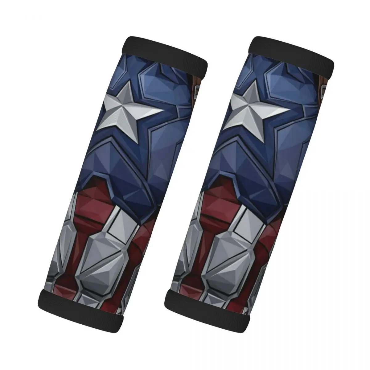 

Custom Captain America Hero 2 Pcs Luggage Handle Wrap Soft Grip Handle Cover Handle Grip Neoprene Luggage Door Handle