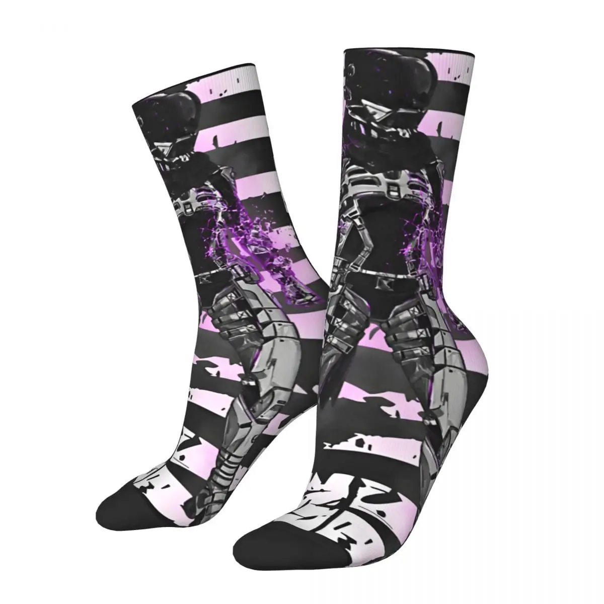 Crazy compression Impressive Sock for Men Harajuku Apex Legends Quality Pattern Crew Sock Novelty