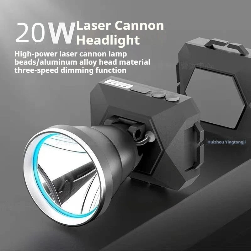 

20W Super bright Head Flashlight USB Rechargeable headlamp outdoor Camping head led light waterproof Head torch