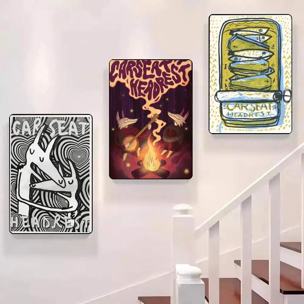 

Band C-Car Seat H-Headrest Poster Sticky Wall Waterproof Home Living Room Bedroom Bar Aesthetic Decoration Perfect Gift