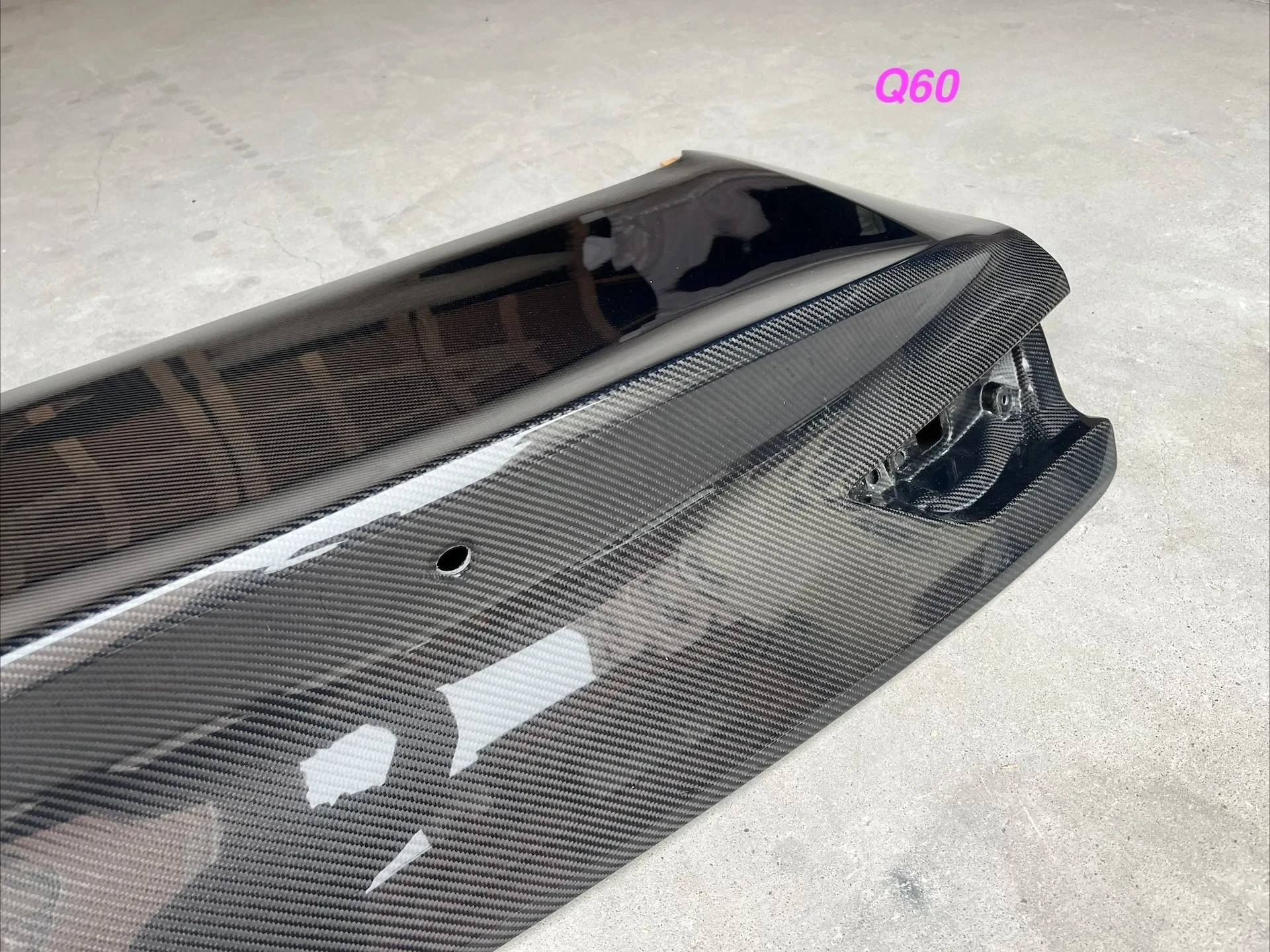 Bagagli stile FORInfiniti Q60 2017 MRD CSL ad alta resistenza in fibra di carbonio