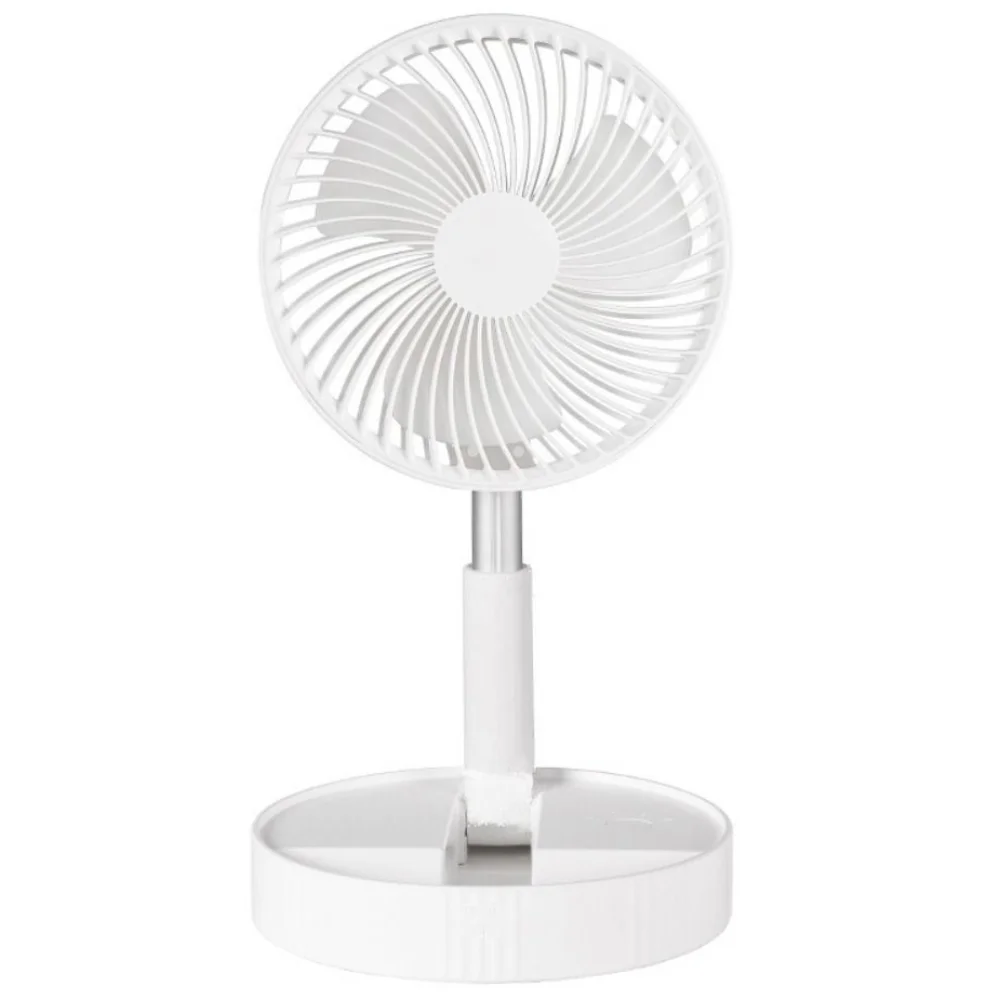 

24H Long Battery Life Telescopic Electric Fan 1m Rotatable Foldable Floor Fan Creative Portable Desktop Electric Fan