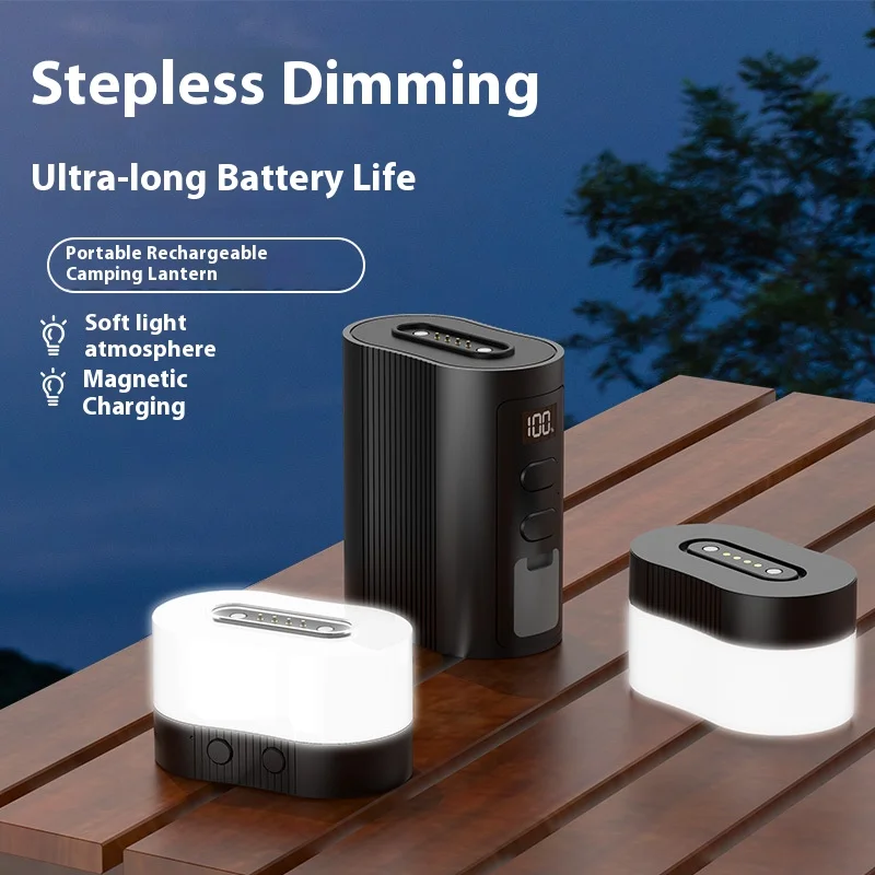 

Долговечный светодиодный светильник для кемпинга, супер яркая перезаряжаемая лампа для палатки для аварийного и ночного кемпинга на открытом воздухе