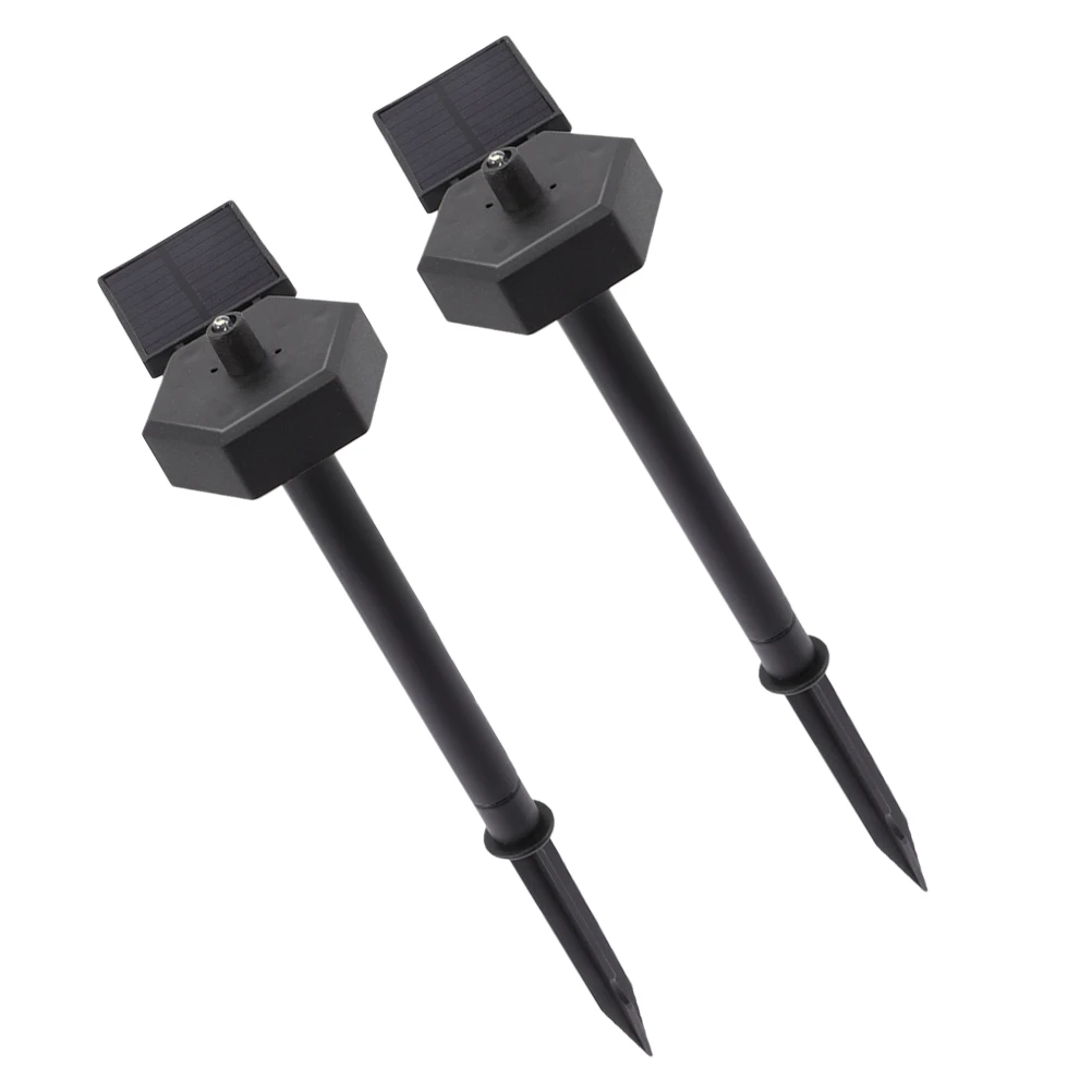 

2Pcs Solar Garden Stake Light Plastic LED Waterproof Cartoon Decorative Yard Pathway Lamp Outdoor Grass Lawn Sunflower