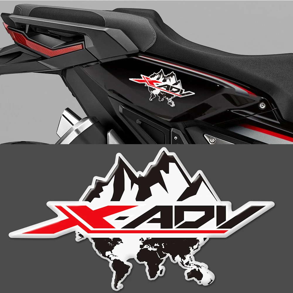 

For HONDA XADV 750 X-adv X-ADV 750 Motorcycle X ADV 3D Side Panel Stickers Tank Pad Fuel Protector Fairing Emblem sticker